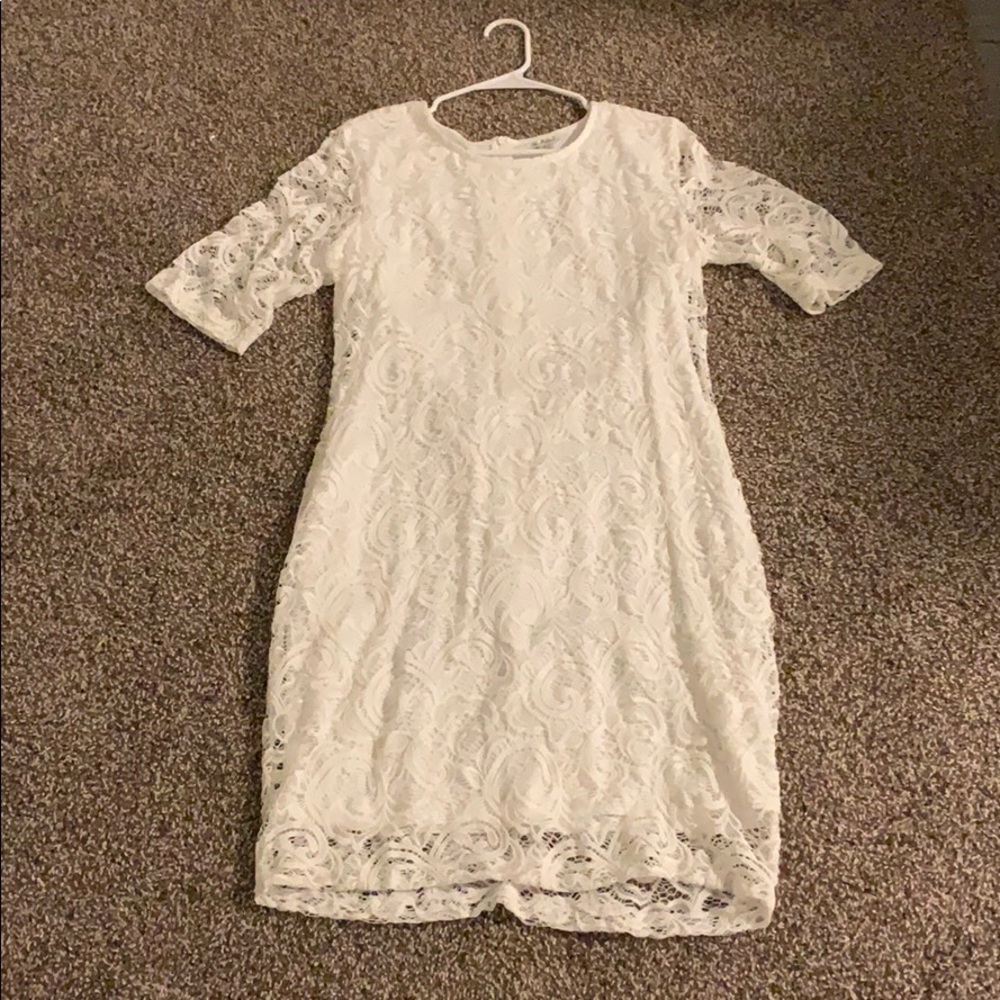 White Olivia Matthews Dress